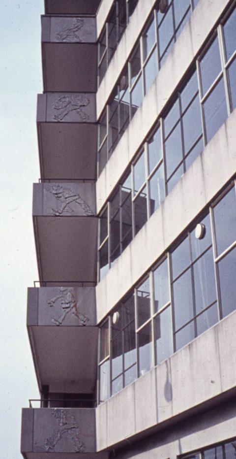 Reliefs, schokbeton, 1962, Glashaven Rotterdam